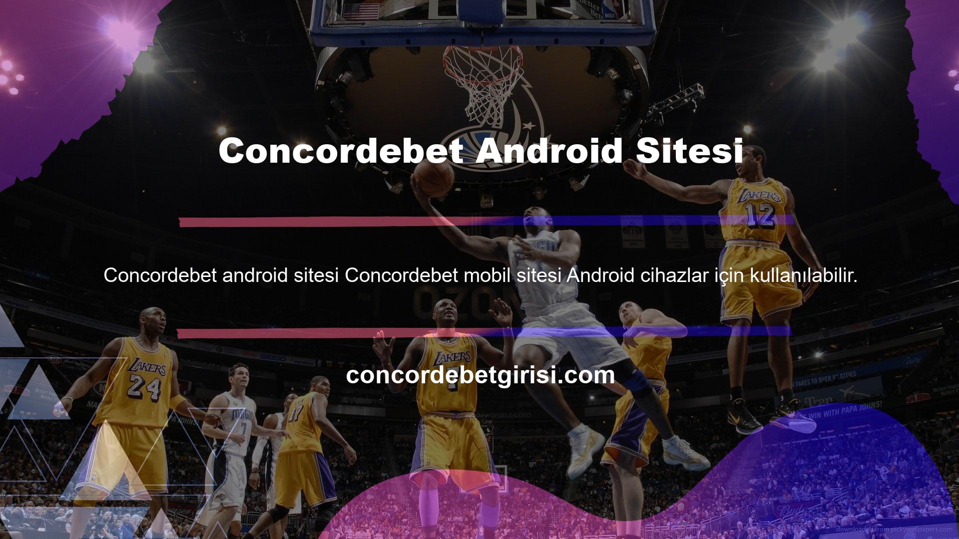 İPhone cihazları için Concordebet mobil sitesini kullanabilirsiniz